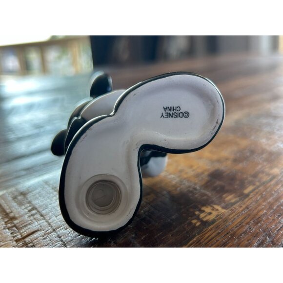 Vintage Disney Mickey Mouse Black & White Ceramic Salt Shaker 4.5" Tall - Picture 5 of 7